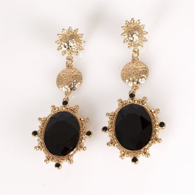 Angels Whisper Gold Statement Dangling Earrings - Hey Sara