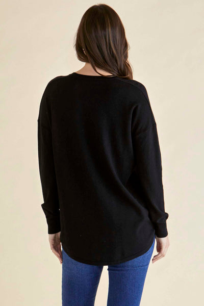 Betty Basics Sophie Knit Jumper in Black