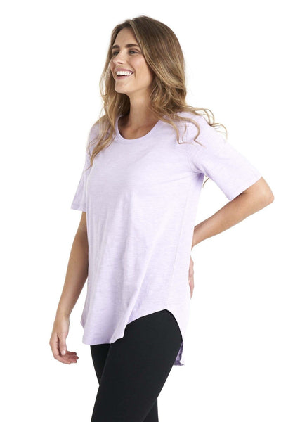 Betty Basics Ariana Tee in Periwinkle - Hey Sara