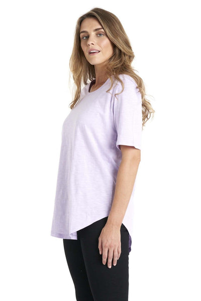 Betty Basics Ariana Tee in Periwinkle - Hey Sara
