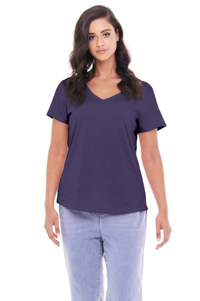 Betty Basics Ava Tee in Navy - Hey Sara
