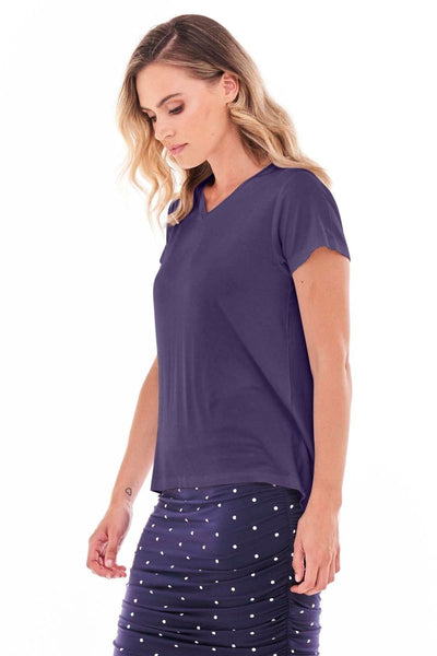 Betty Basics Ava Tee in Navy - Hey Sara
