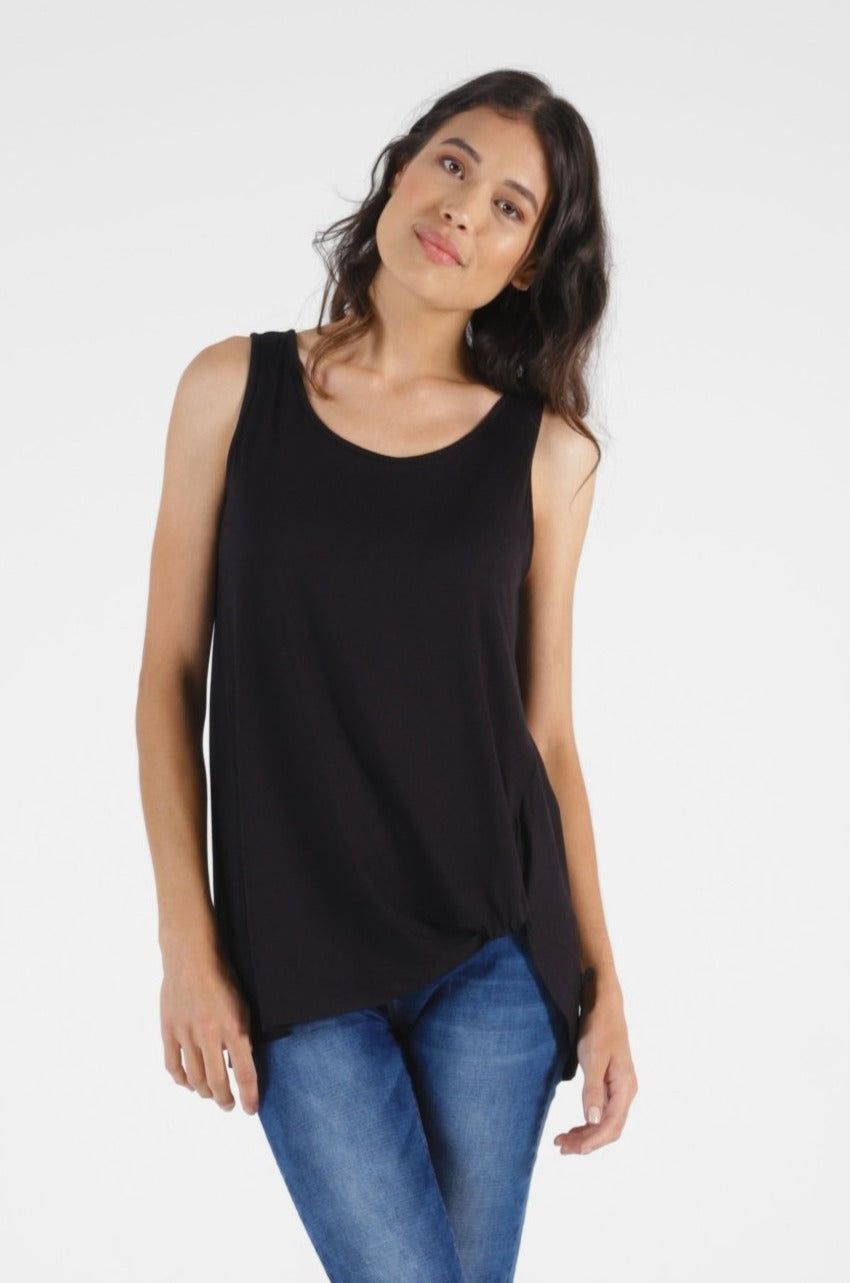 Betty Basics Brighton Tank in Black - Hey Sara