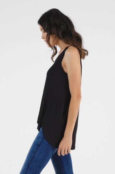 Betty Basics Brighton Tank in Black - Hey Sara