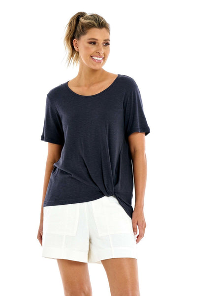 Betty Basics Burleigh Tee in Indi Grey - Hey Sara