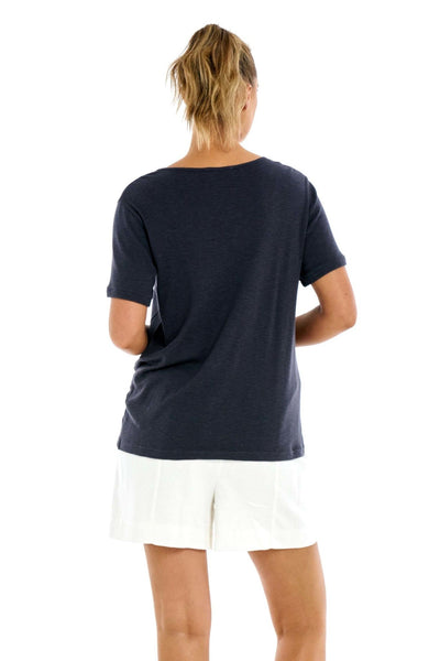 Betty Basics Burleigh Tee in Indi Grey - Hey Sara