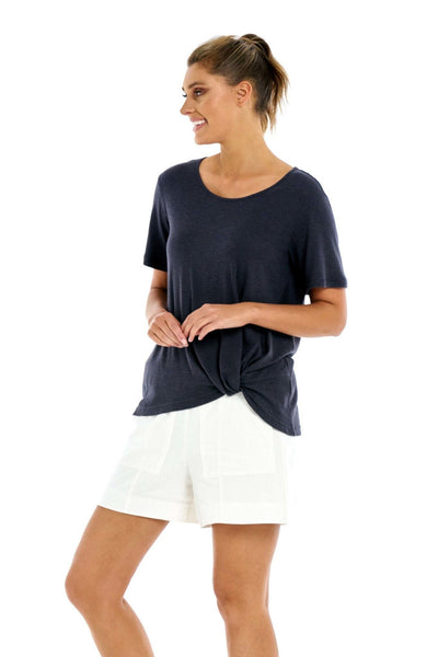 Betty Basics Burleigh Tee in Indi Grey - Hey Sara