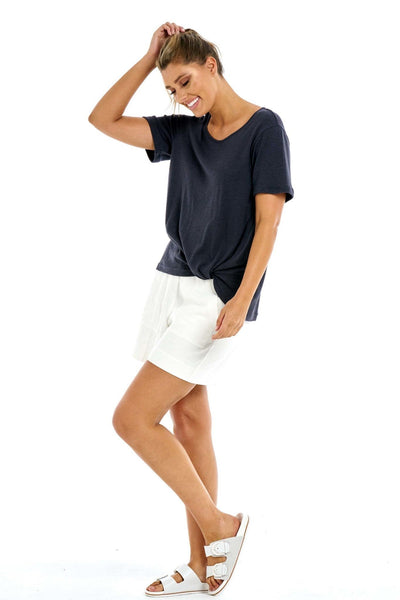 Betty Basics Burleigh Tee in Indi Grey - Hey Sara