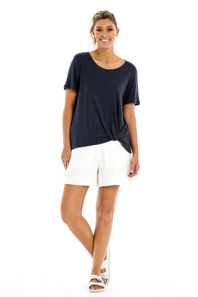 Betty Basics Burleigh Tee in Indi Grey - Hey Sara