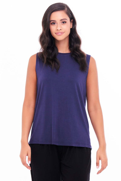 Betty Basics Capri Tank in Navy - Hey Sara