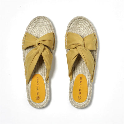 Betty Basics Coastal Espadrille Slide in Mango - Hey Sara