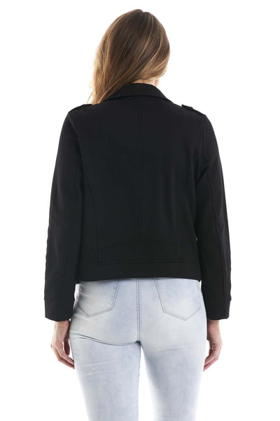 Betty Basics Esther Biker Jacket in Black - Hey Sara
