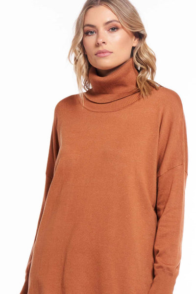 Betty Basics Fleur Knit Jumper in Camel - Hey Sara