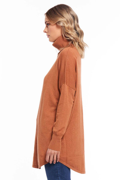 Betty Basics Fleur Knit Jumper in Camel - Hey Sara