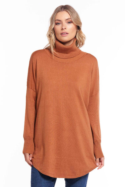 Betty Basics Fleur Knit Jumper in Camel - Hey Sara
