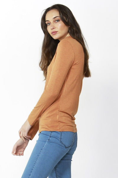 Betty Basics Glasgow Top in Spice Marle - Hey Sara