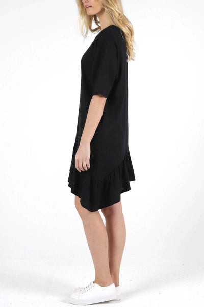 Betty Basics Goldie Dress in Black - Hey Sara