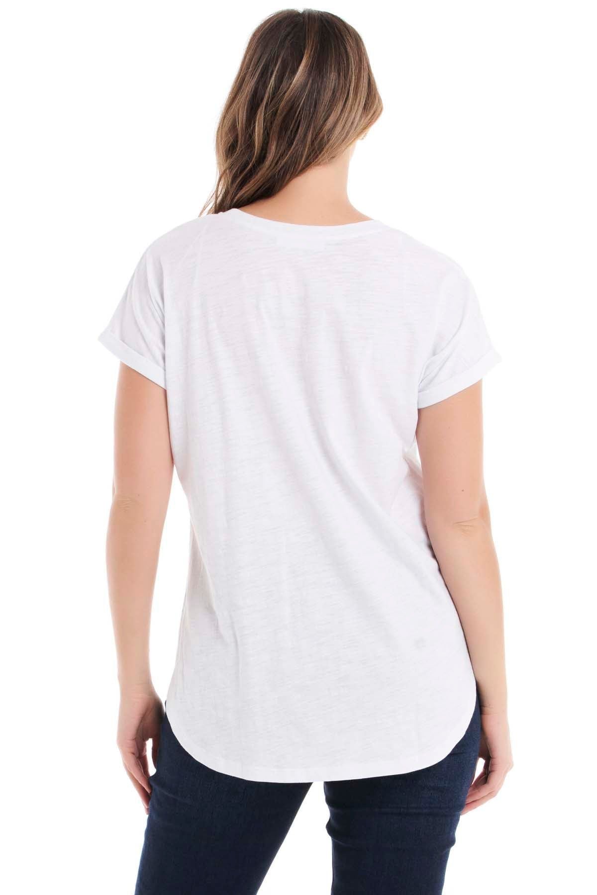 Betty Basics Hailey Short Sleeve Tee in White - Hey Sara