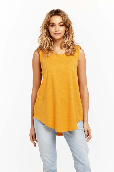 Betty Basics Keira Tank in Spicy Mustard - Hey Sara