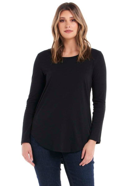 Betty Basics Megan Long Sleeve Top in Black - Hey Sara