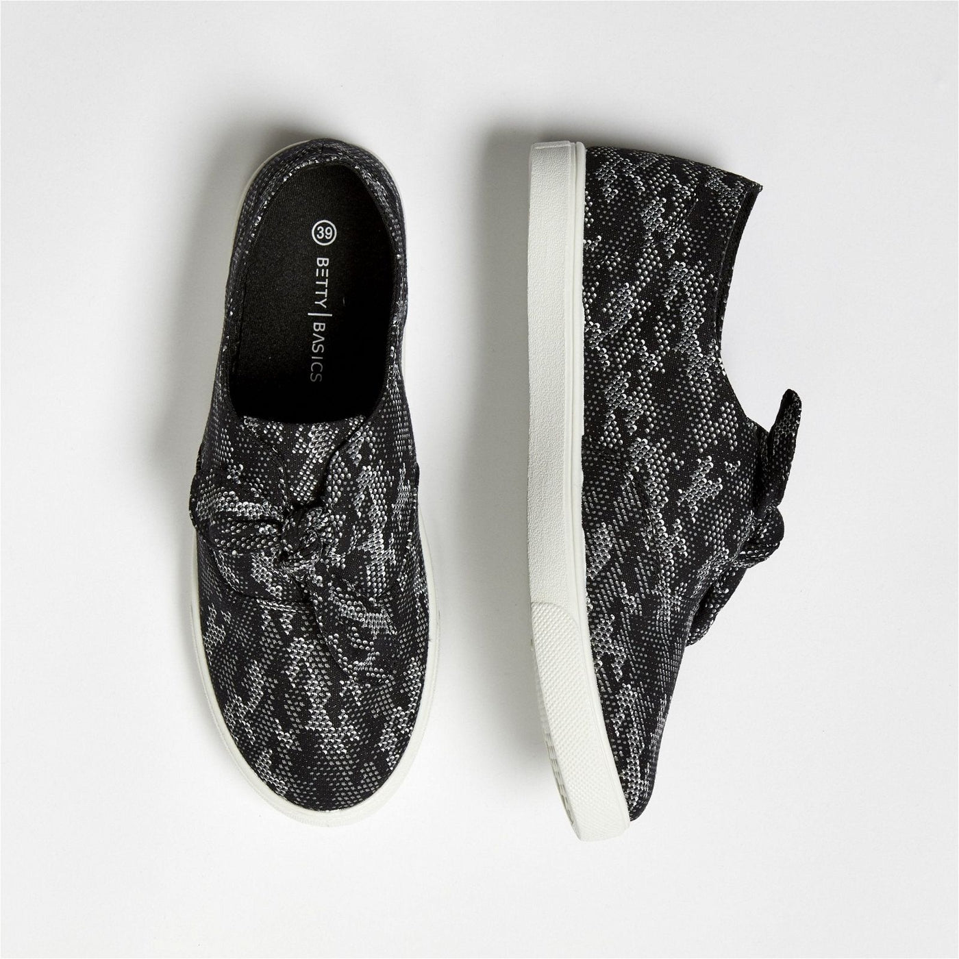 Betty Basics Nautic Plimsolls in Dotted Camouflage - Hey Sara
