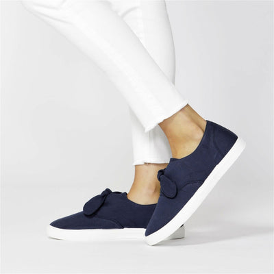 Betty Basics Nautic Plimsolls in Navy - Hey Sara