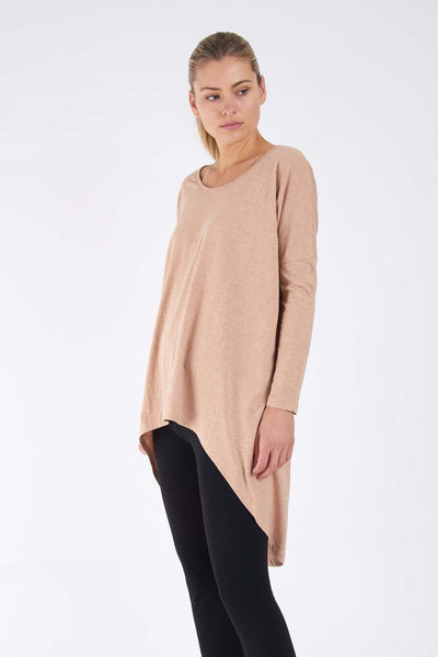 Betty Basics Nelly Long Sleeve Top in Sand - Hey Sara