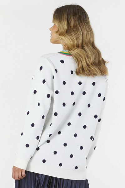 Betty Basics Pippa Cardigan in Polka Dot - Hey Sara