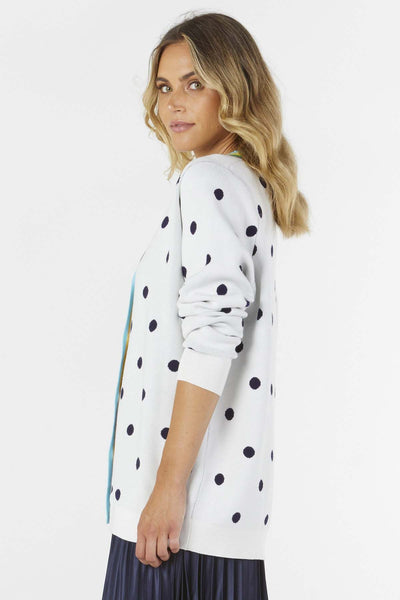 Betty Basics Pippa Cardigan in Polka Dot - Hey Sara