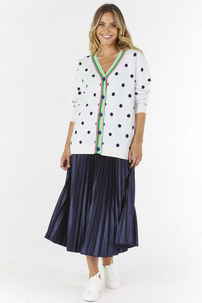 Betty Basics Pippa Cardigan in Polka Dot - Hey Sara