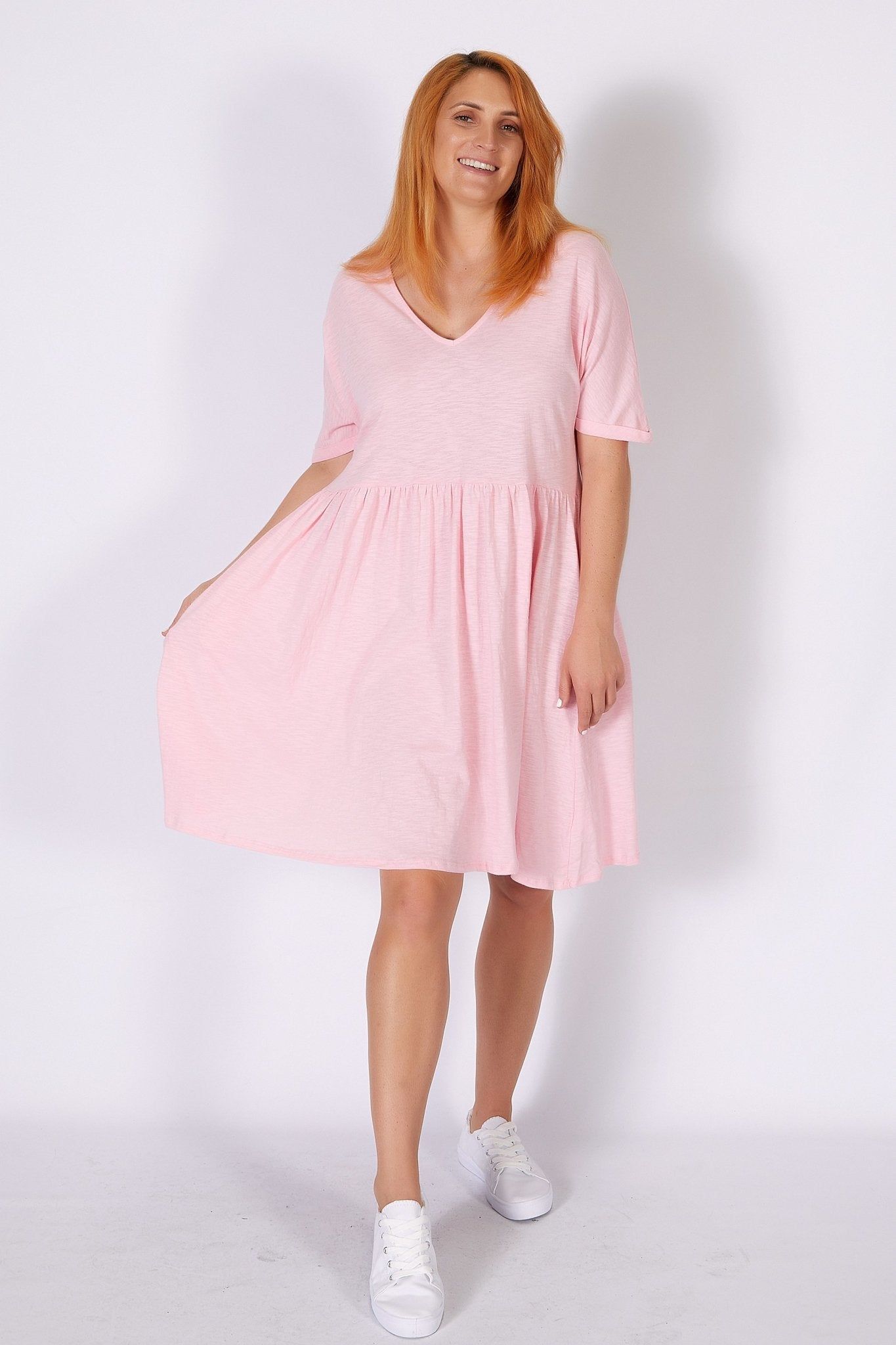 Betty Basics Portsea Dress in Ballet Pink - Hey Sara