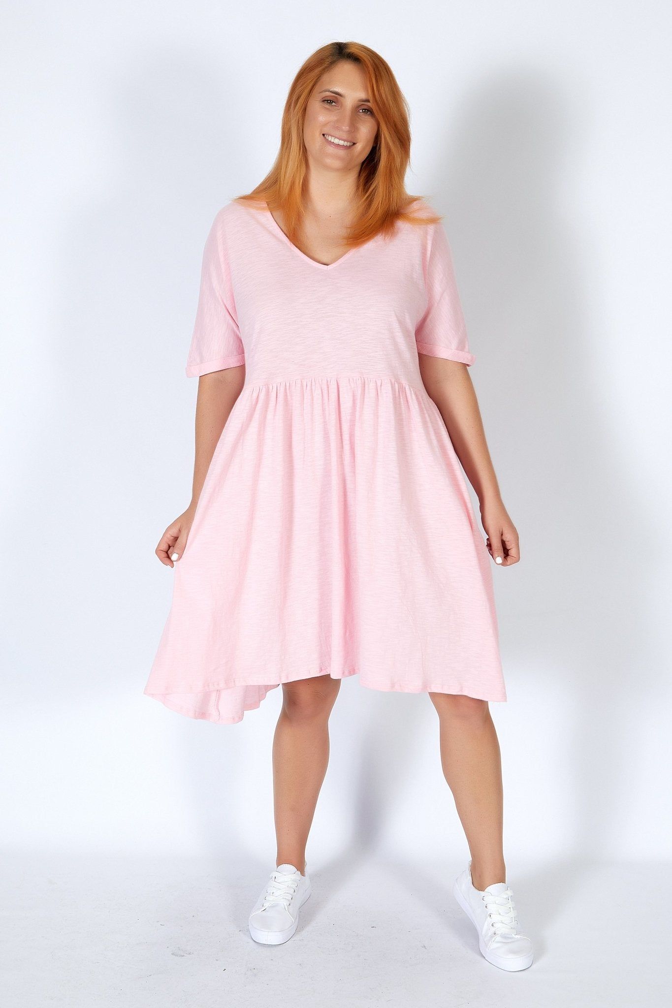 Betty Basics Portsea Dress in Ballet Pink - Hey Sara