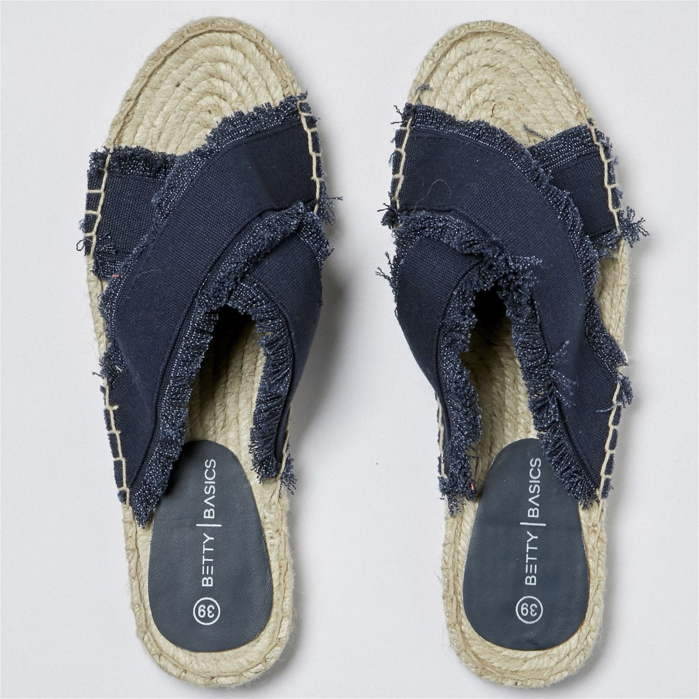 Betty Basics Seeker Espadrille Slide in Navy - Hey Sara