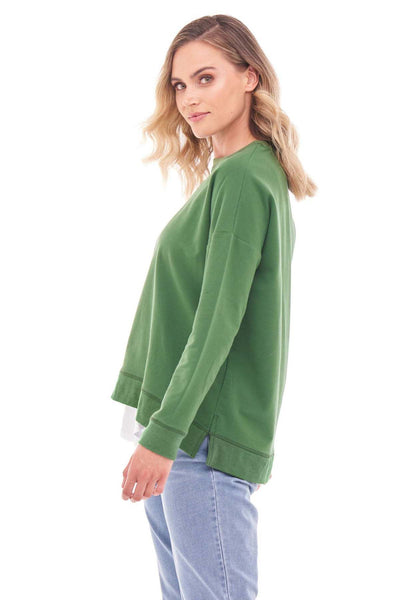 Betty Basics Sienna Sweater in Vine Green - Hey Sara