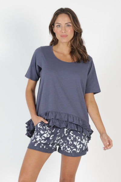 Betty Basics Sorrento Tee in Indi Blue - Hey Sara