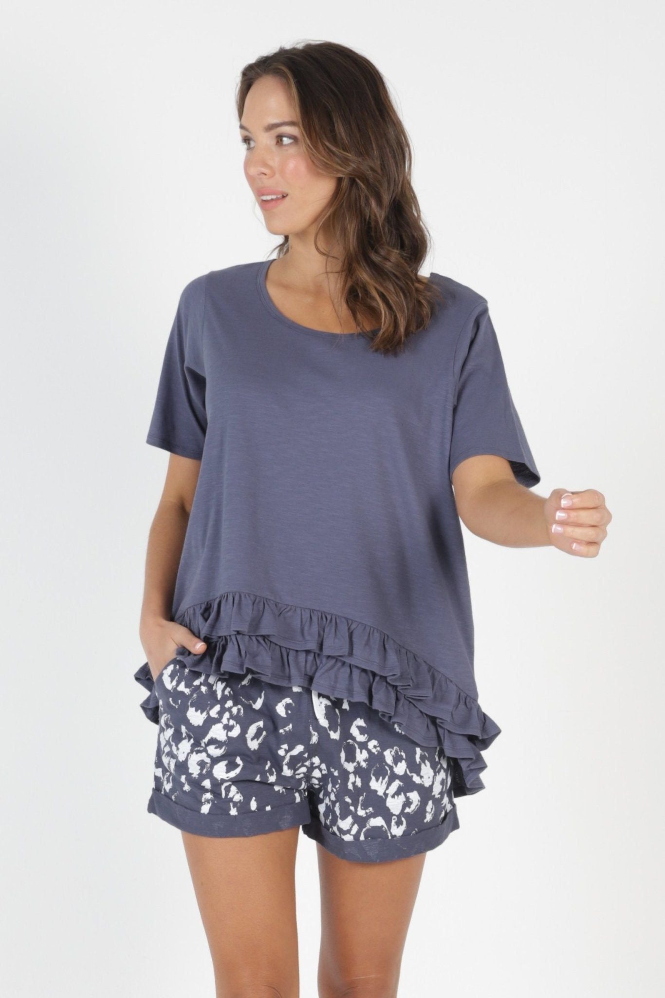 Betty Basics Sorrento Tee in Indi Blue - Hey Sara