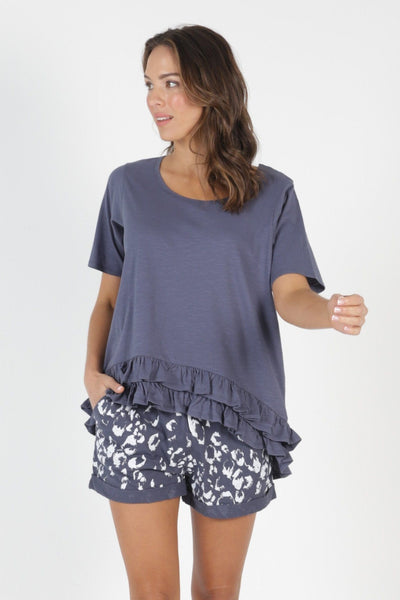 Betty Basics Sorrento Tee in Indi Blue - Hey Sara