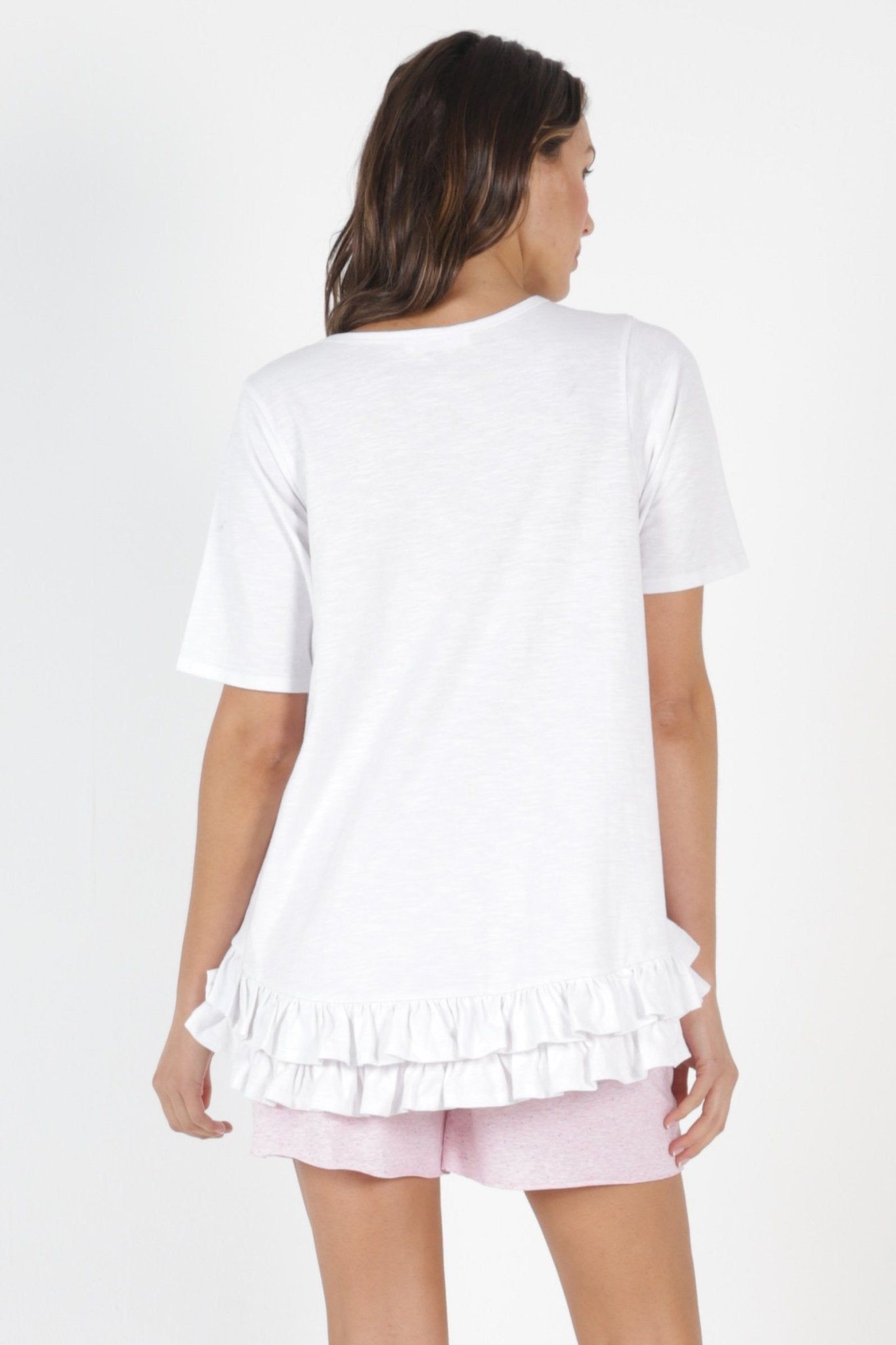 Betty Basics Sorrento Tee in White - Hey Sara