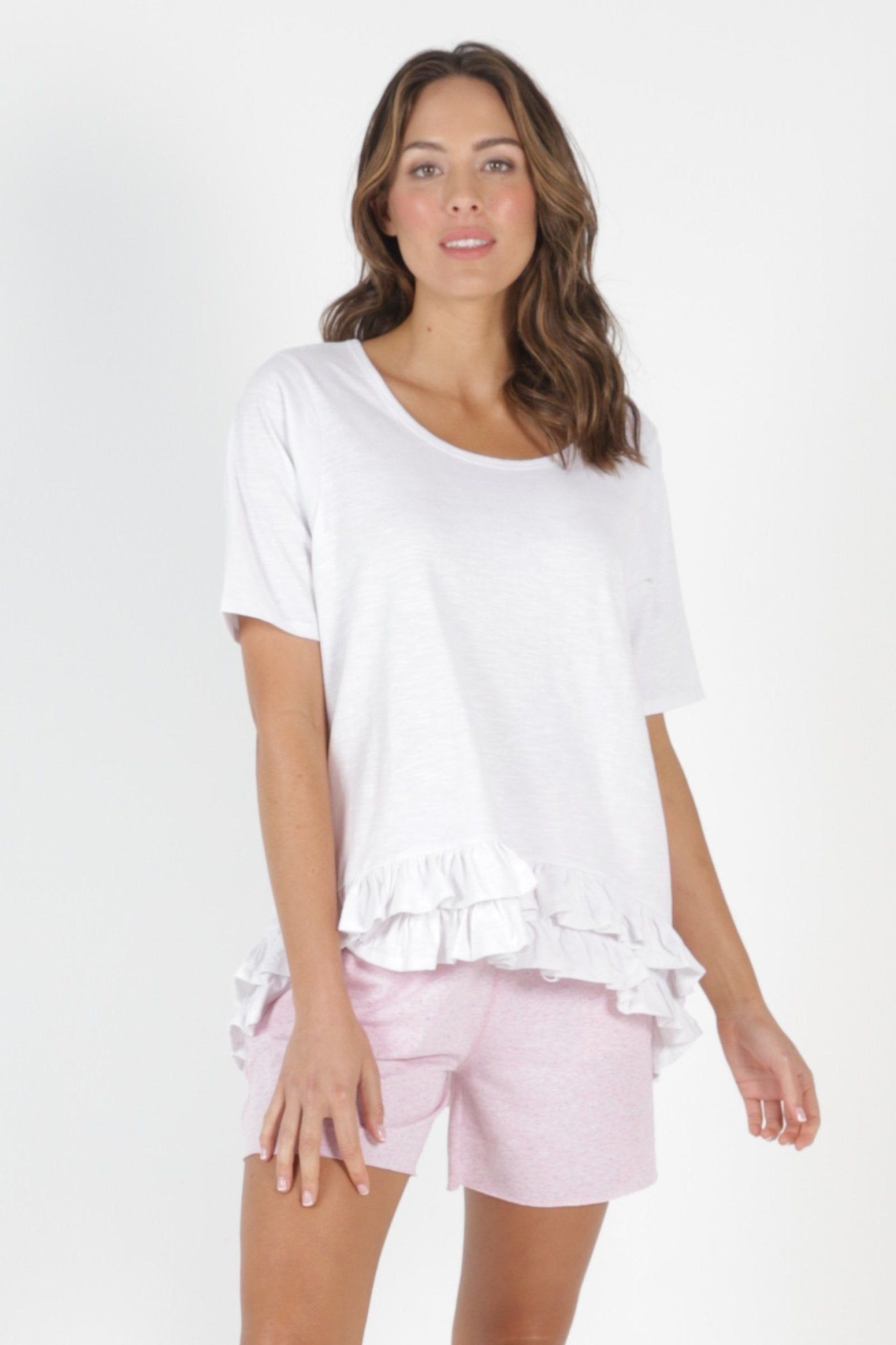 Betty Basics Sorrento Tee in White - Hey Sara