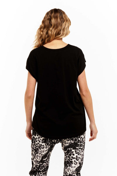 Betty Basics Tyra Top in Black - Hey Sara