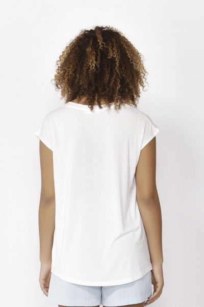 Betty Basics Zadar Tee in White - Hey Sara