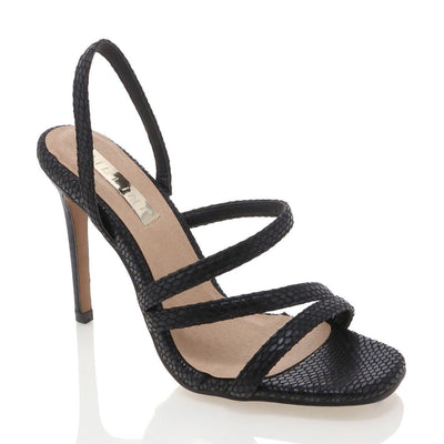 Billini Ballari Stiletto Heel in Black Reptile - Hey Sara