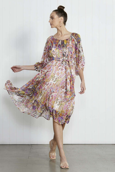 Fate + Becker Joy in Repetition Dress in Paisley - Hey Sara