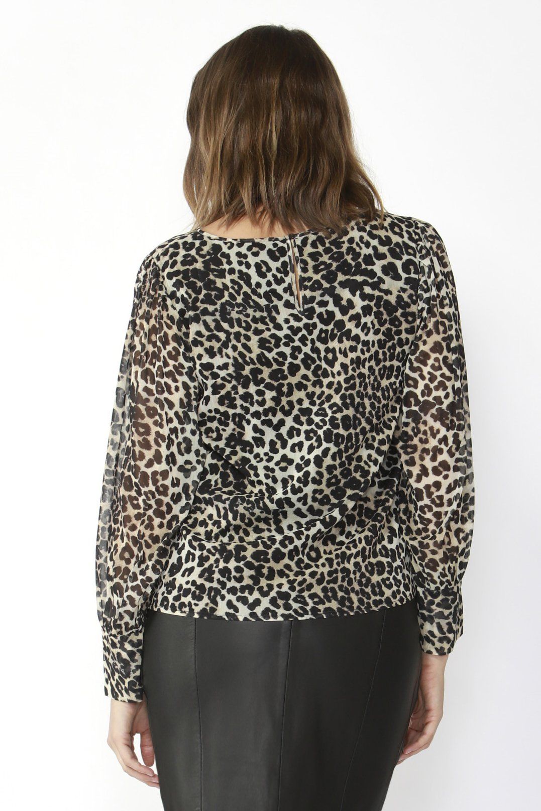 Fate + Becker On The Run Blouse in Leopard - Hey Sara