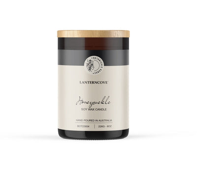 Lantern Cove Botanicals Honeysuckle 8oz Soy Candle - Hey Sara