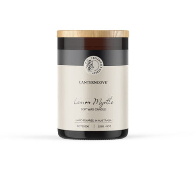 Lantern Cove Botanicals Lemon Myrtle 8oz Soy Candle - Hey Sara
