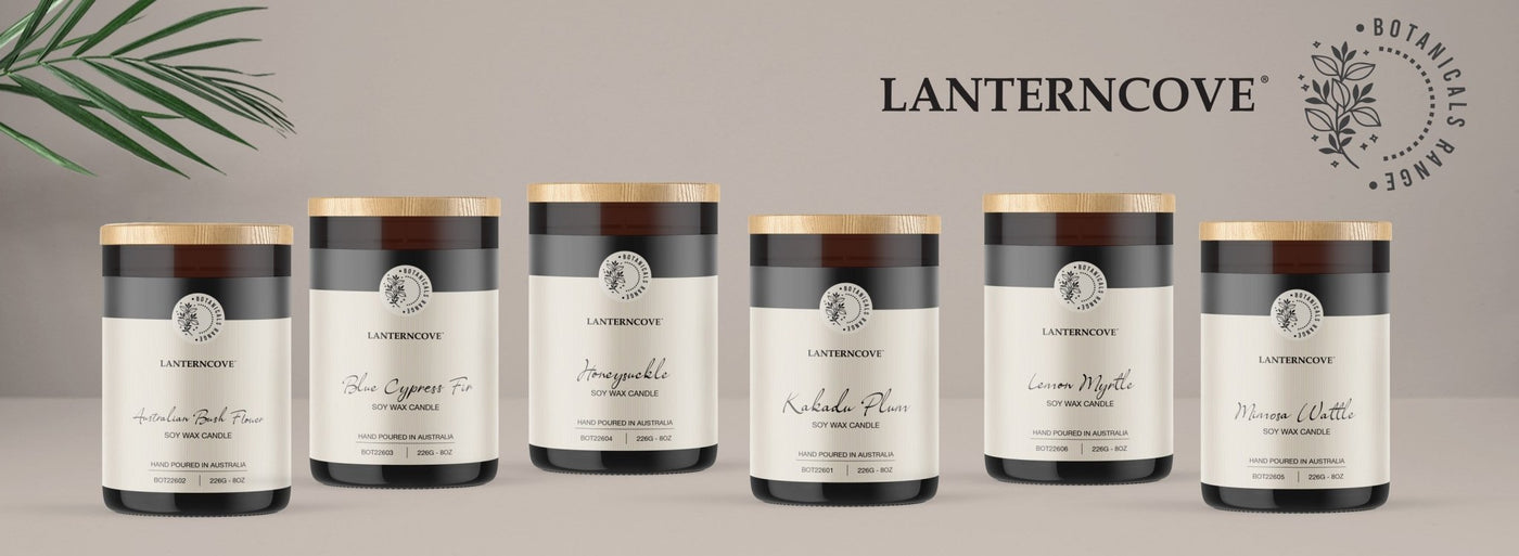 Lantern Cove Botanicals Lemon Myrtle 8oz Soy Candle - Hey Sara