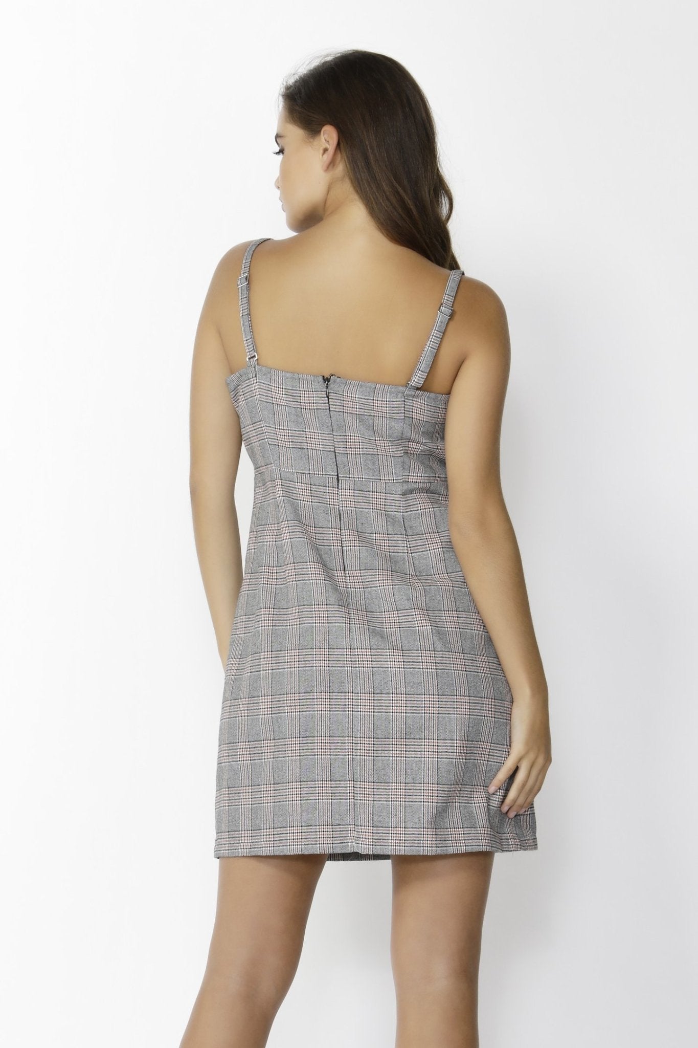 Sass Exploration Check Pinafore in Amber Check - Hey Sara