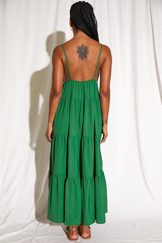 Indigo Maxi Dress in Green | SNDYS | Hey Sara