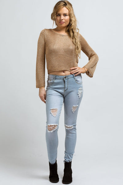 Worthier Glory Day Jumper in Gold - One Size - Hey Sara